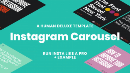 Figma Instagram Carousel Template by Human Deluxe