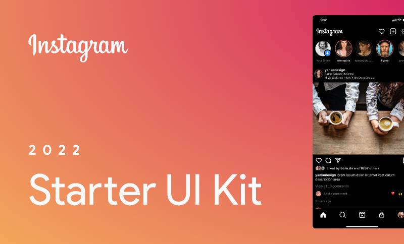Figma Instagram Clone UI Kit