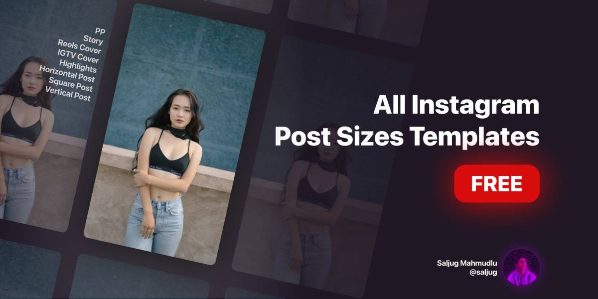 Figma Instagram Post Size Templates