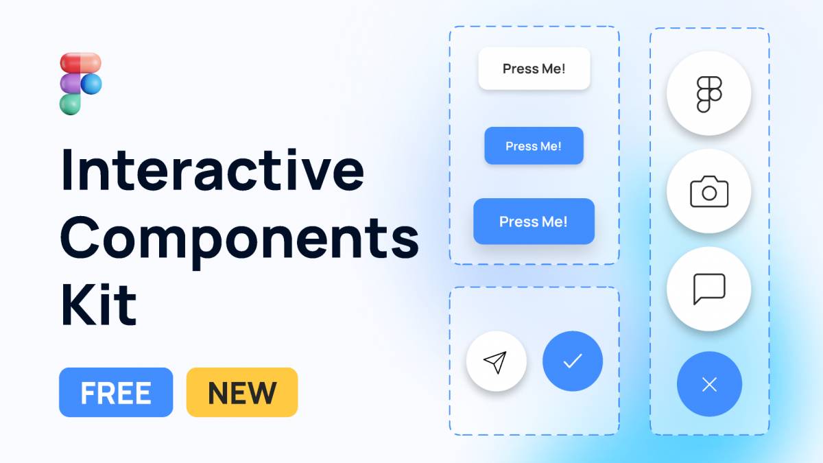 Figma Interactive Components Kit Free Download