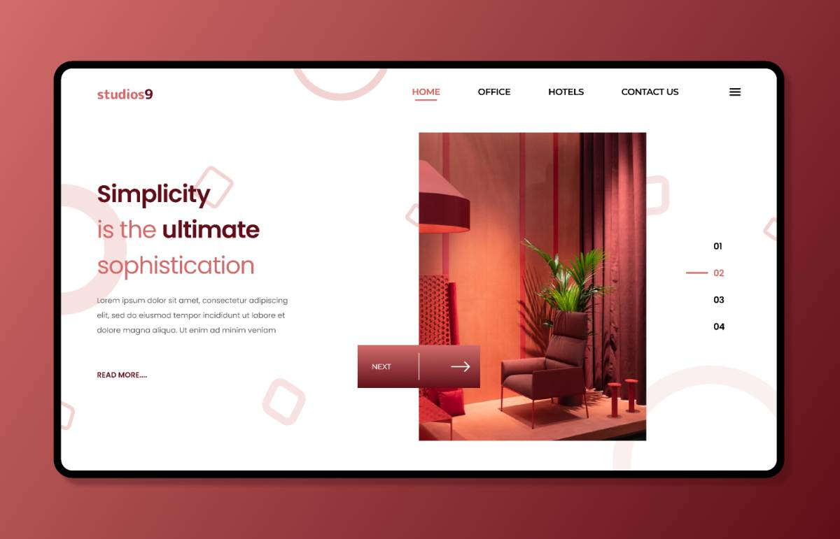 Figma interior decor website