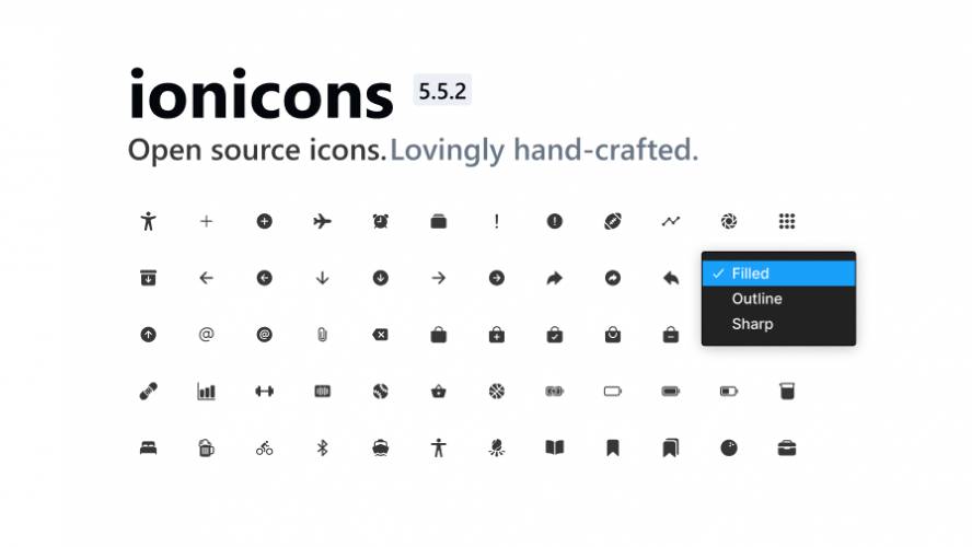 Figma ionicons Free Download
