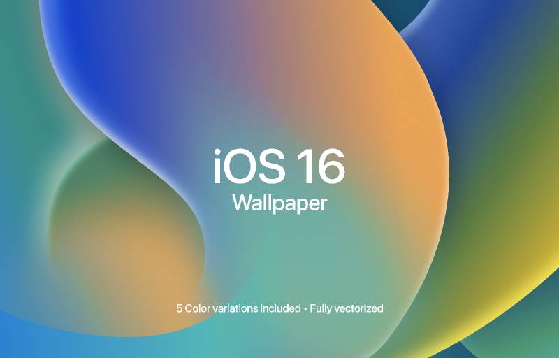 Figma iOS 16 Wallpaper Ui Kit