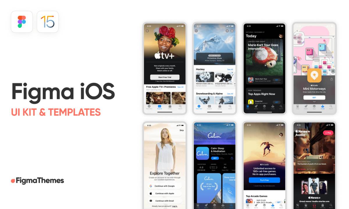 Figma iOS UI Kit & Templates