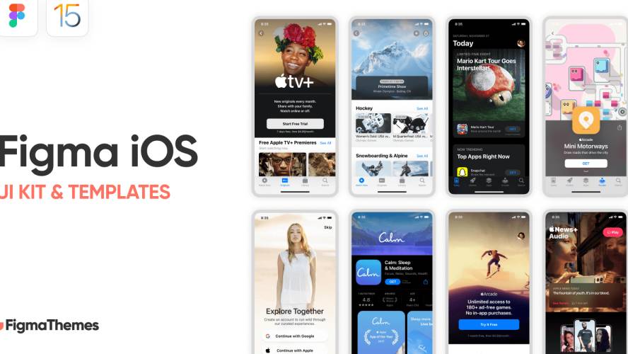 Figma iOS UI Kit & Templates