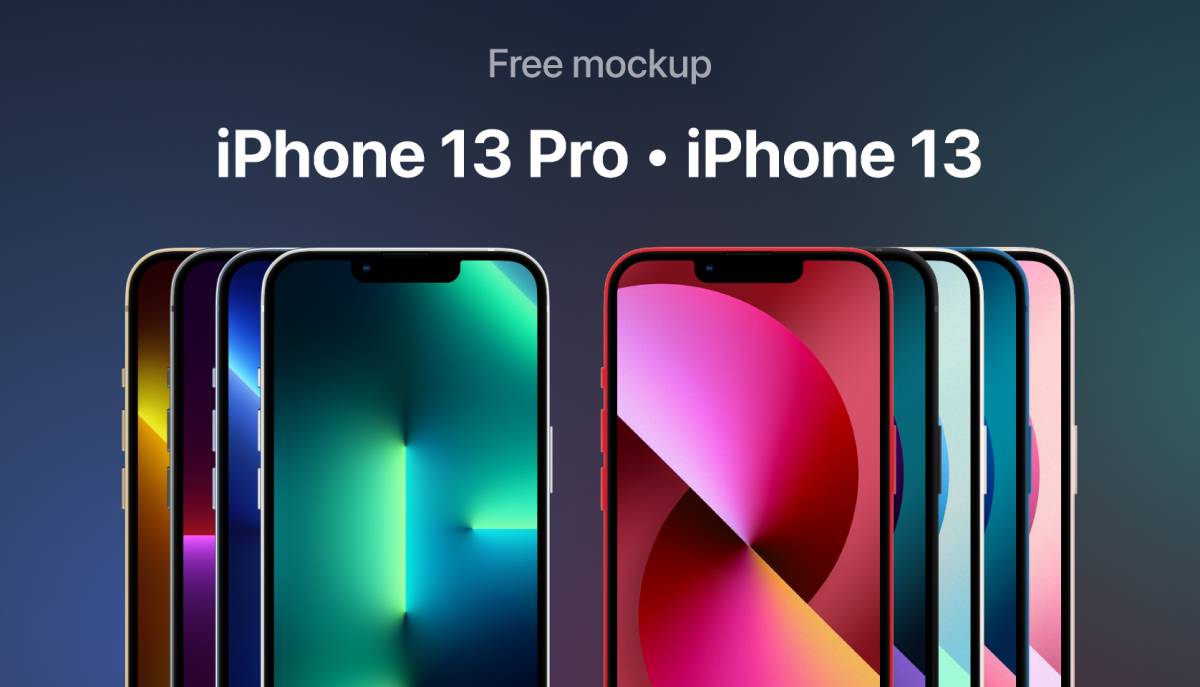 Figma iPhone 13 Pro iPhone 13 Mockups