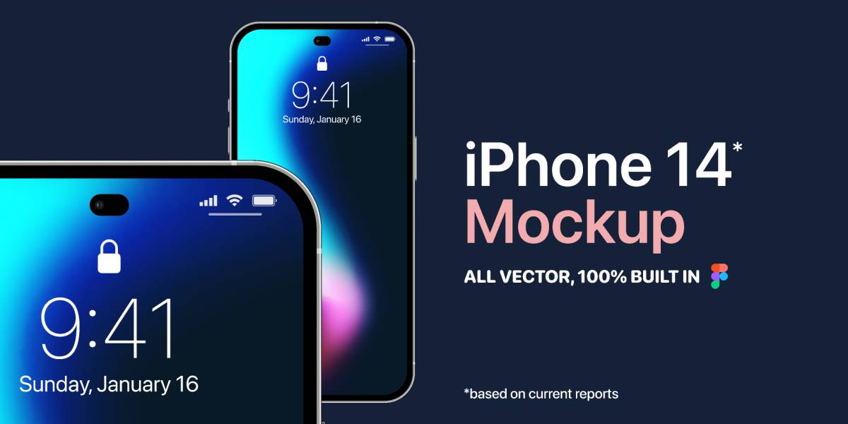 Figma iPhone 14 Mockup