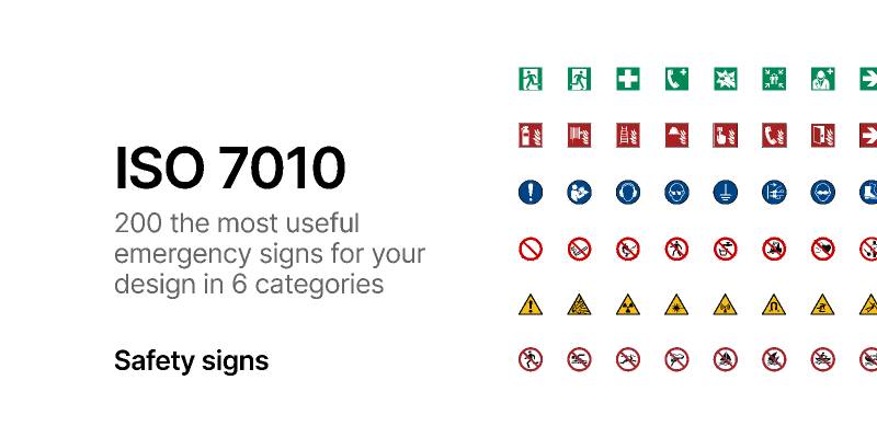Figma ISO 7010 Icons