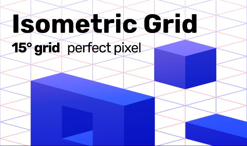 Figma Isometric grid 15° Template