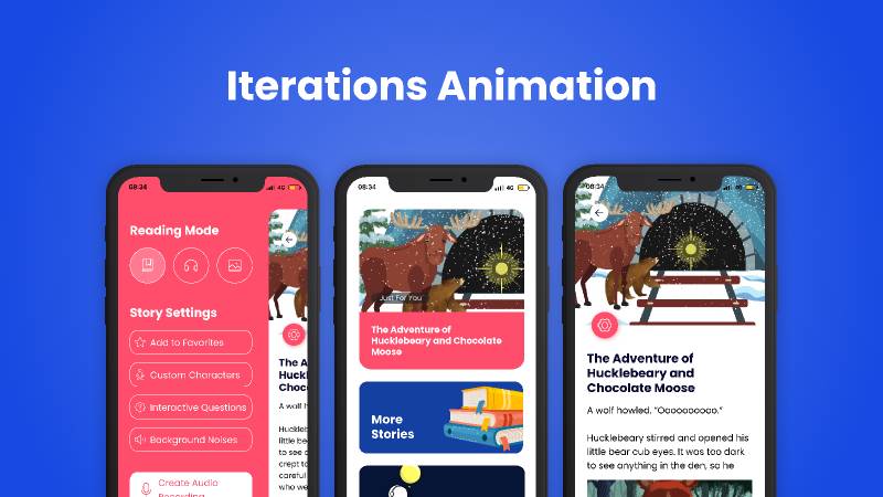 Figma Iterations Animation Template