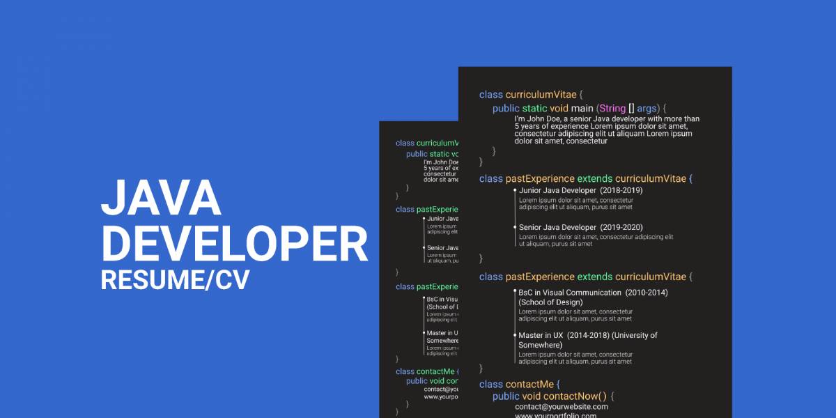 Figma Java developer resume CV