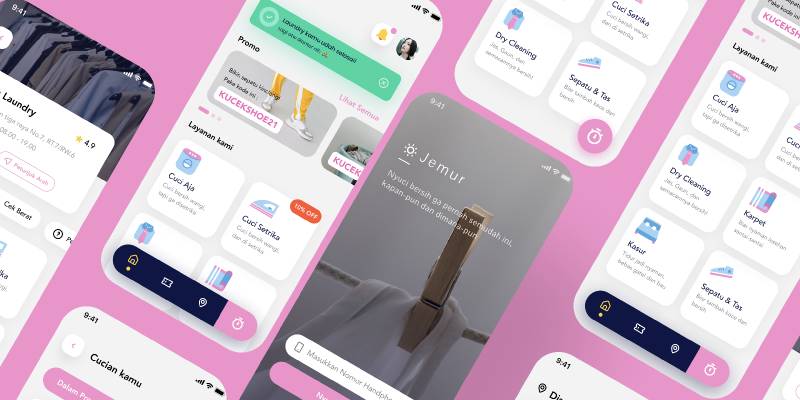 Figma Jemur Laundry App