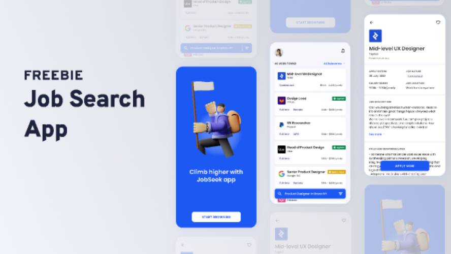 Figma JOBITS Mobile App Find Job