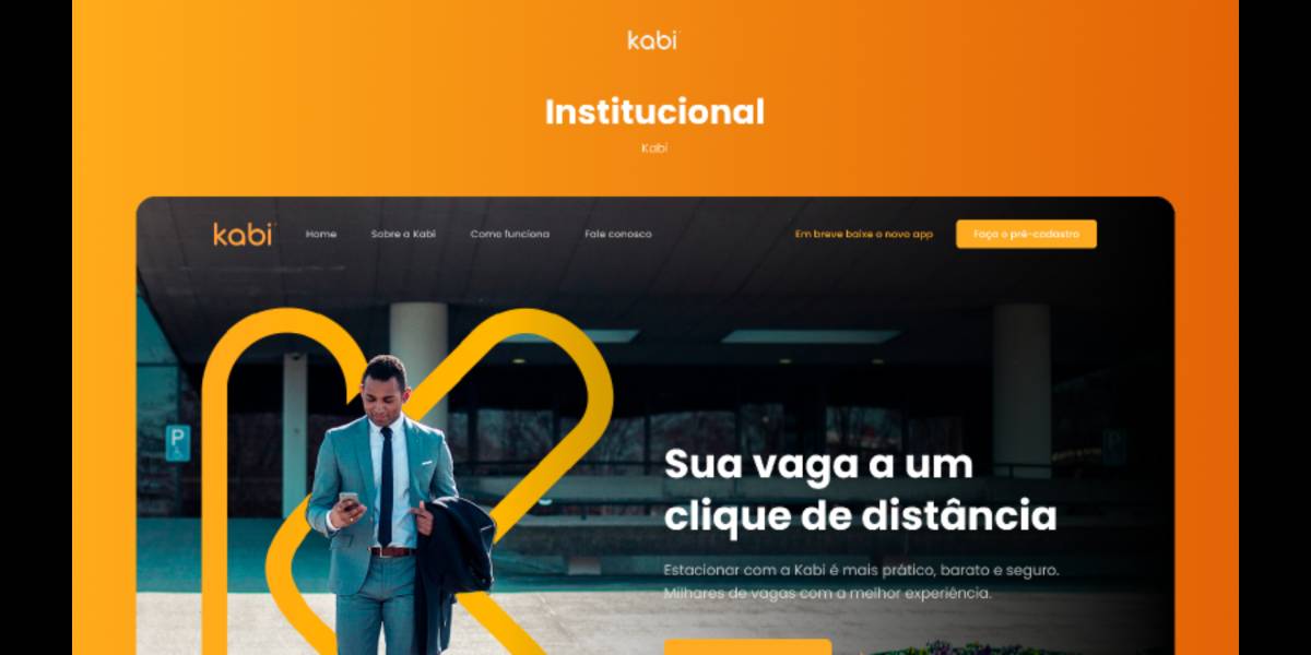 Figma Kabi Institucional Website Template