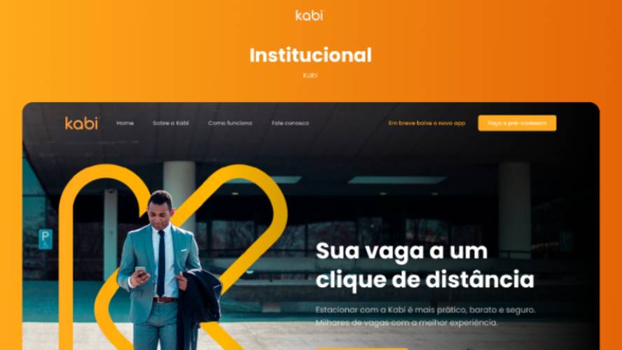 Figma Kabi Institucional Website Template