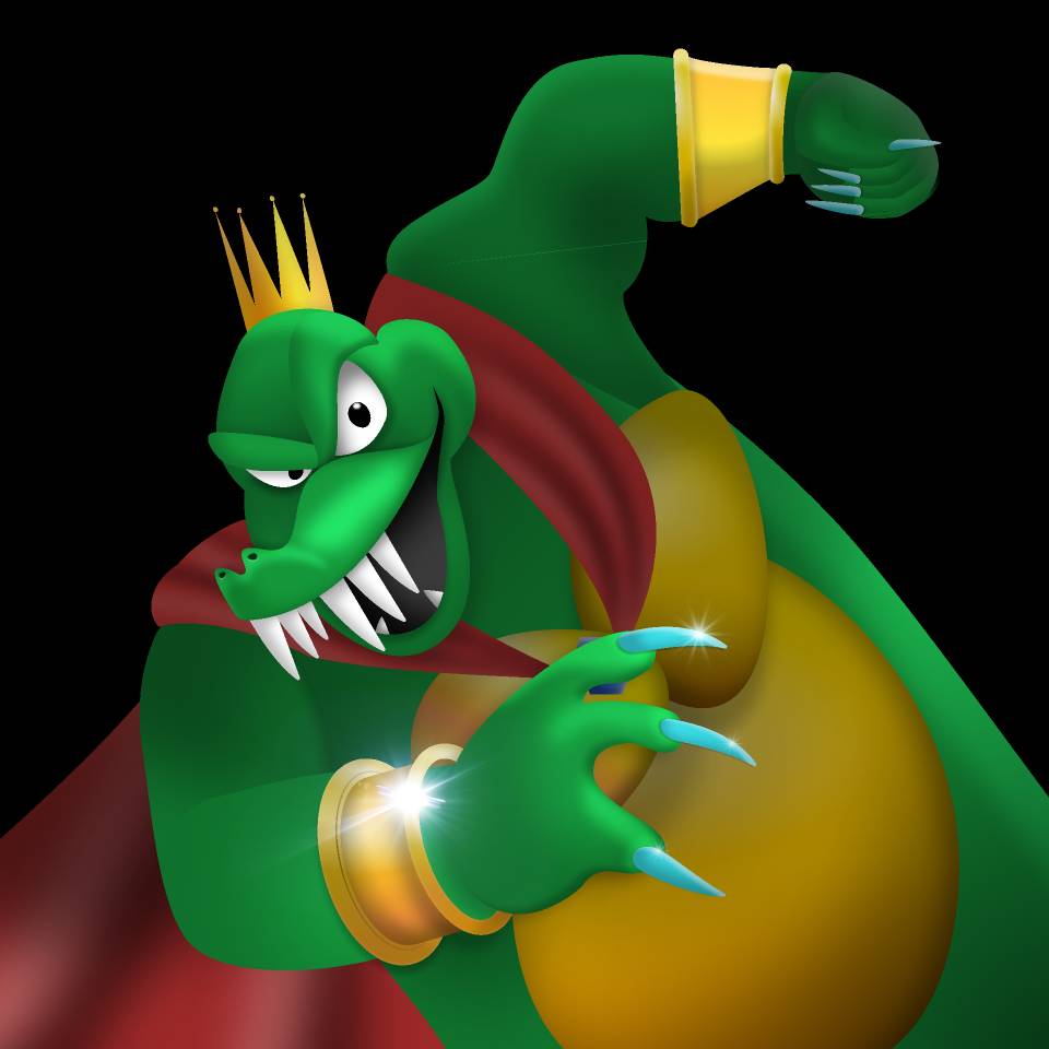 Figma King K Rool Illustration