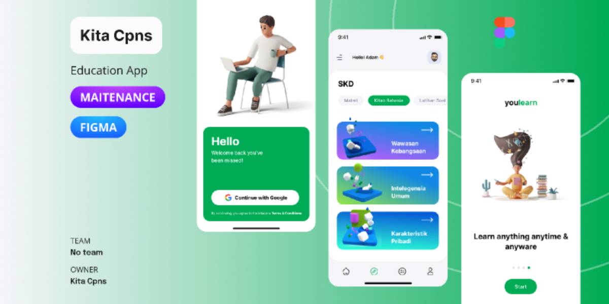 Figma Kita Cpns Mobile App Template