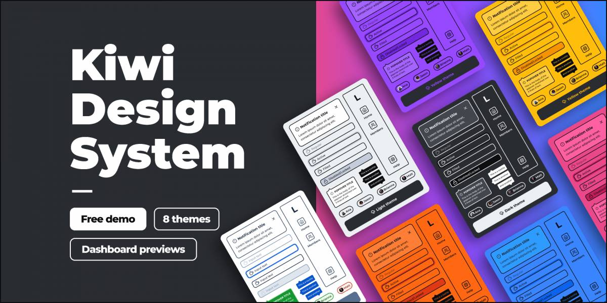 Figma Kiwi Design System - Free Demo