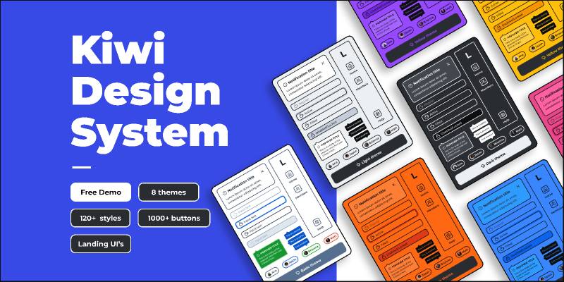 Figma KiwiDesignSystem V1.2 Freebie