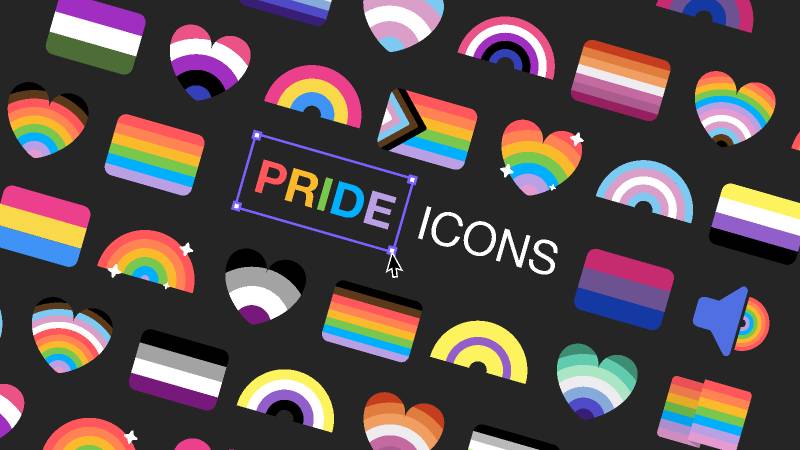 Figma LGBT+ Pride Icons