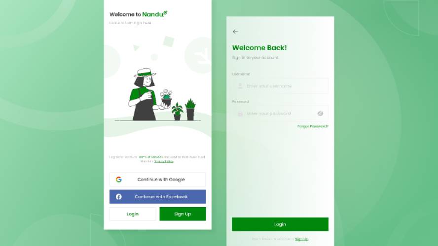 Figma Login Page For Mobile
