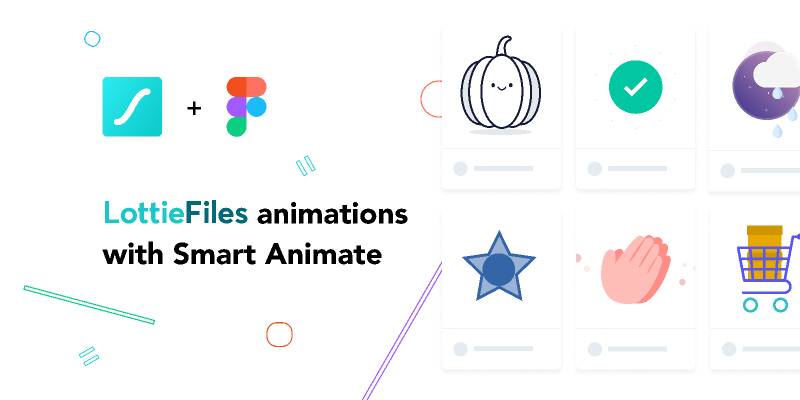 Figma LottieFiles animations with Smart Animate