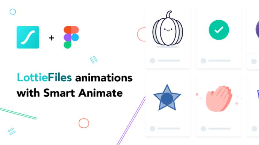 Figma LottieFiles animations with Smart Animate
