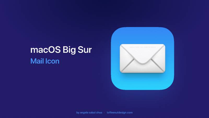 Figma macOS Big Sur Mail Icon