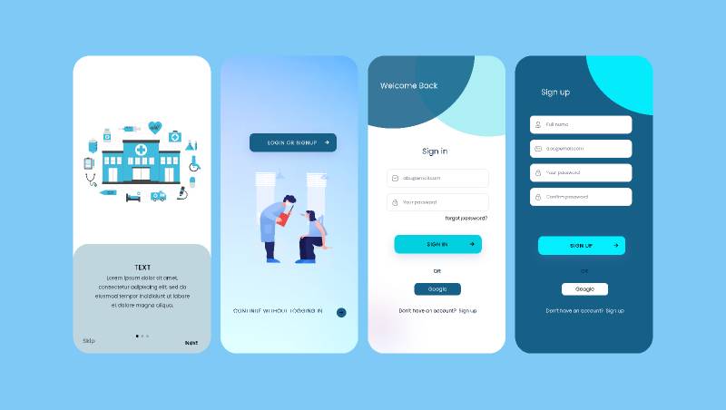 Figma Medical Mobile App Template