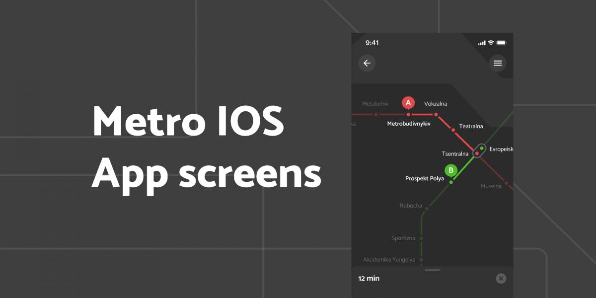 Figma Metro IOS App Template