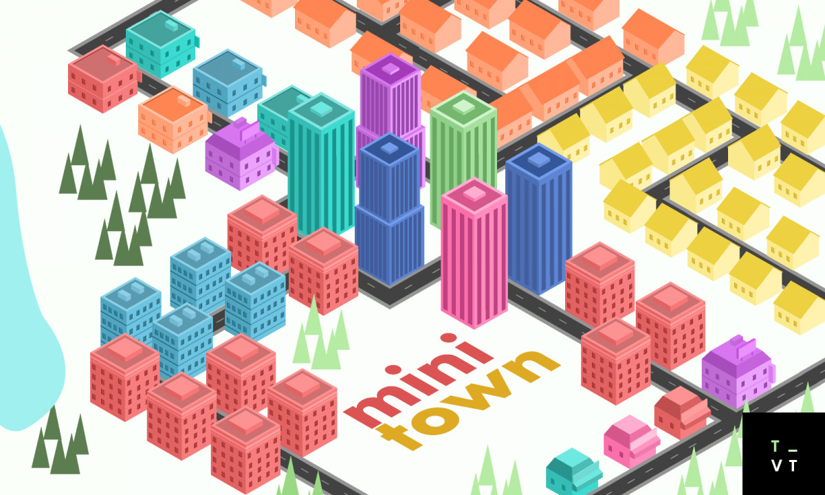 Figma Mini Town Illustrations