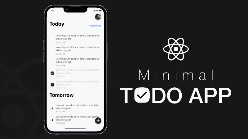 Figma Minimal Todo App