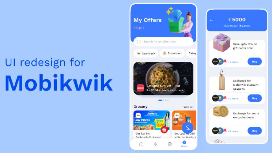 Figma mobikwik redesign Mobile App