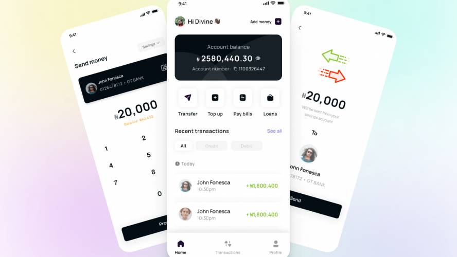 Figma Mobile Bank App