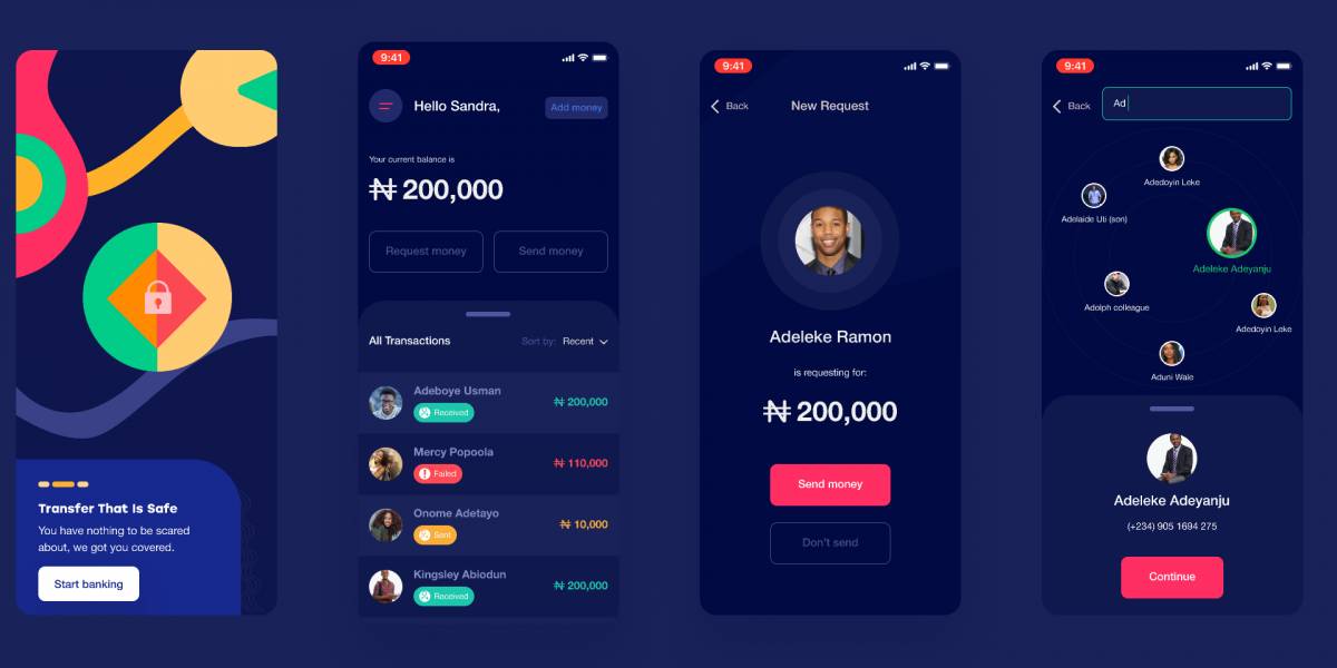 Figma Mobile UI Kit Fintech Free Download