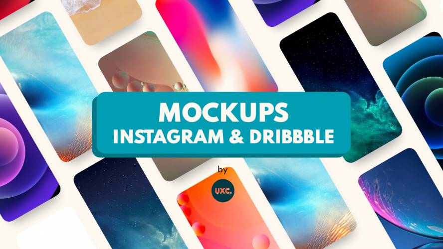 Figma Mockup Dribbble & Instagram Template