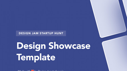 Figma mockup free Design Jam - Startup Hunt - Showcase Template