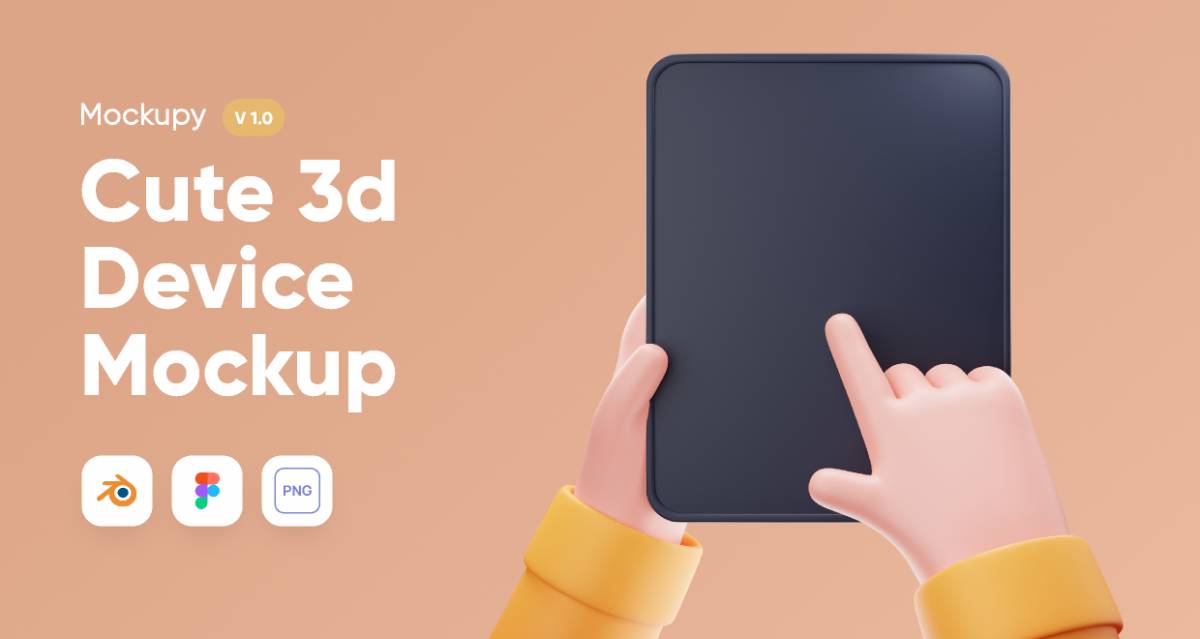 Figma Mockupy - Cute 3D Device Mockup