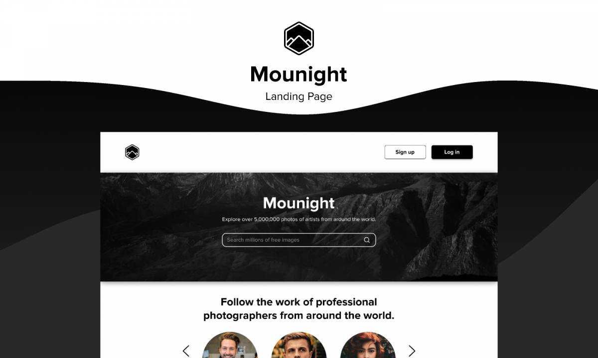 Figma Mounight Landing Page