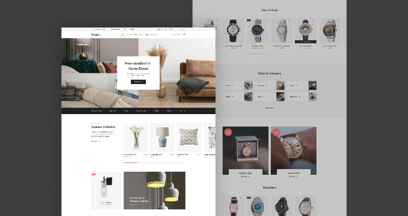 Figma MultiPurpose Fashion Store Website Template