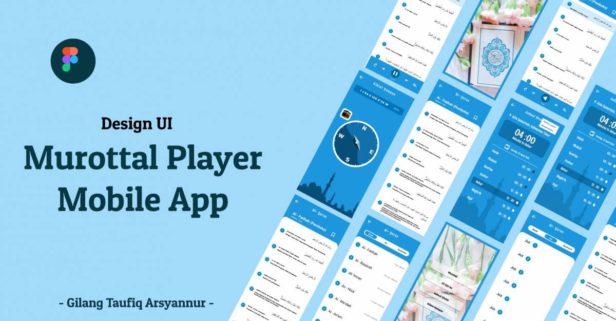 Figma Murottal Player Design App