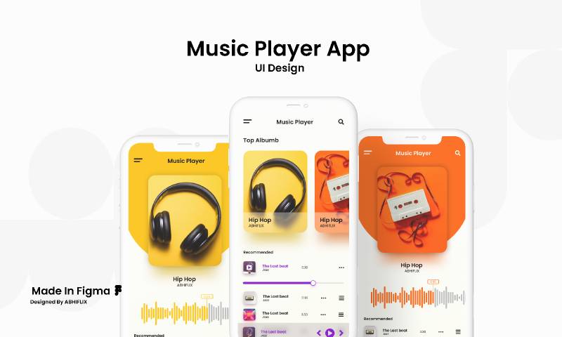 Figma Music app Template