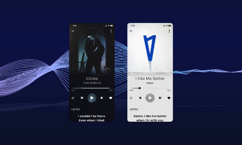 Figma Music Player Mobile App