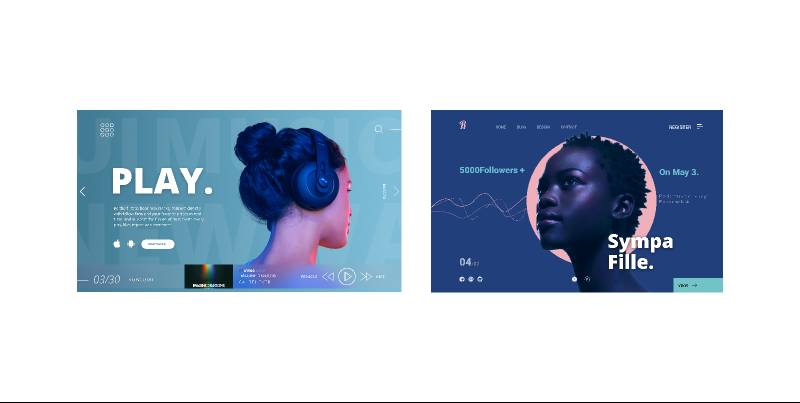 Figma Music Website Cover