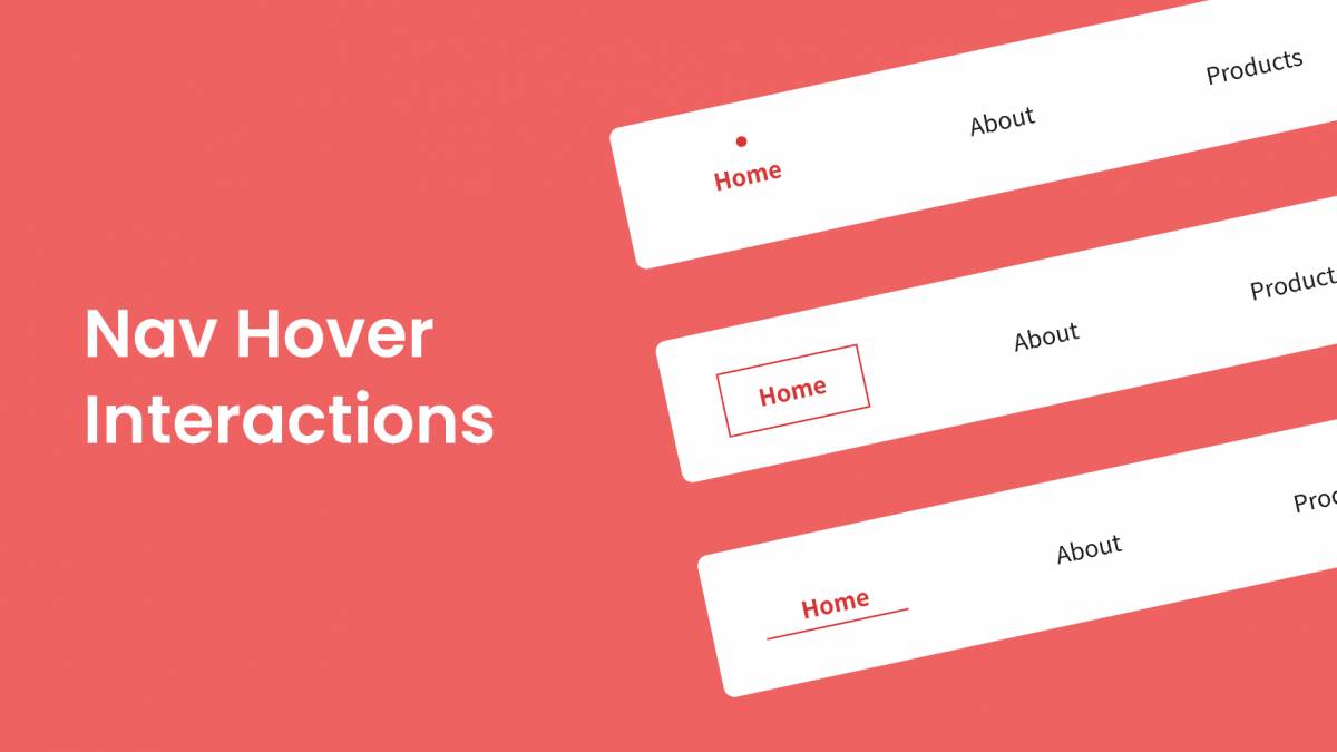 Figma Nav Hover Interactions