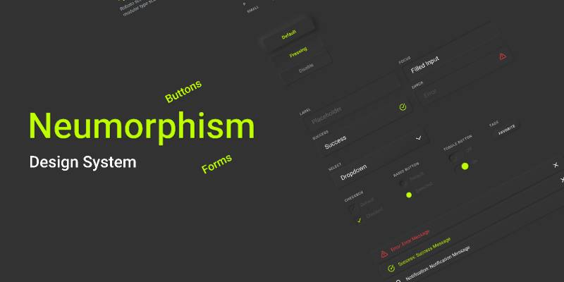 Figma Neumorphism Design System