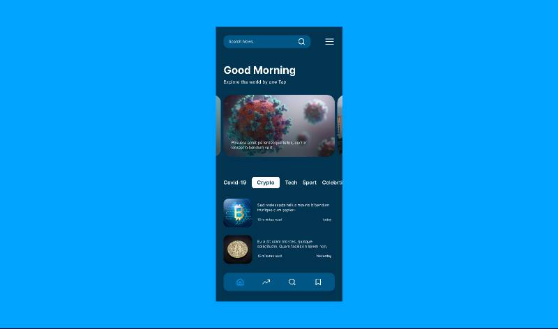 Figma News App Design