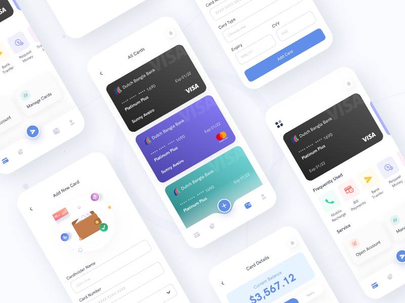 Figma NexuxPay Mobile Banking App