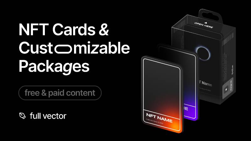 Figma NFT Cards and Customizable Packages