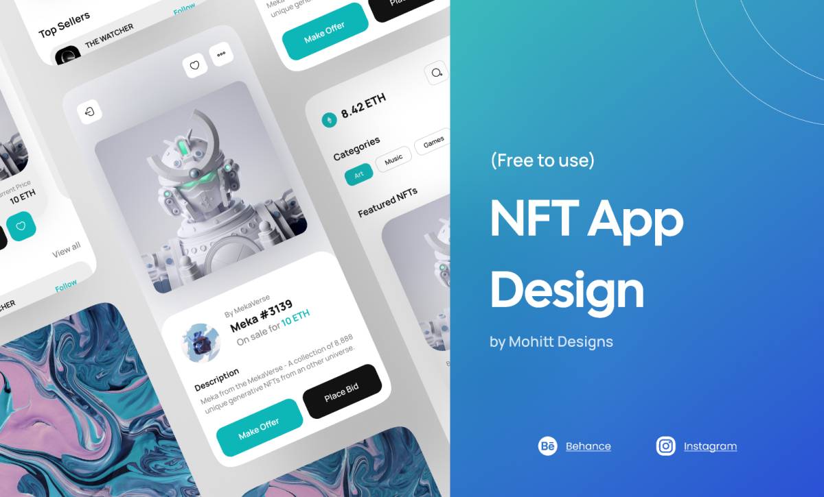 Figma NFT Market App